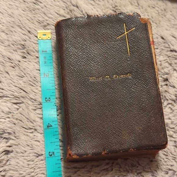 1895 Leather Danish Song Book - Picture 3 of 13